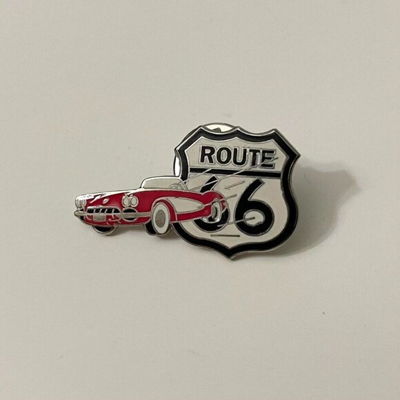 Vintage Route 66 Convertible Pin Buckles of America Pin - Picture 2 of 10